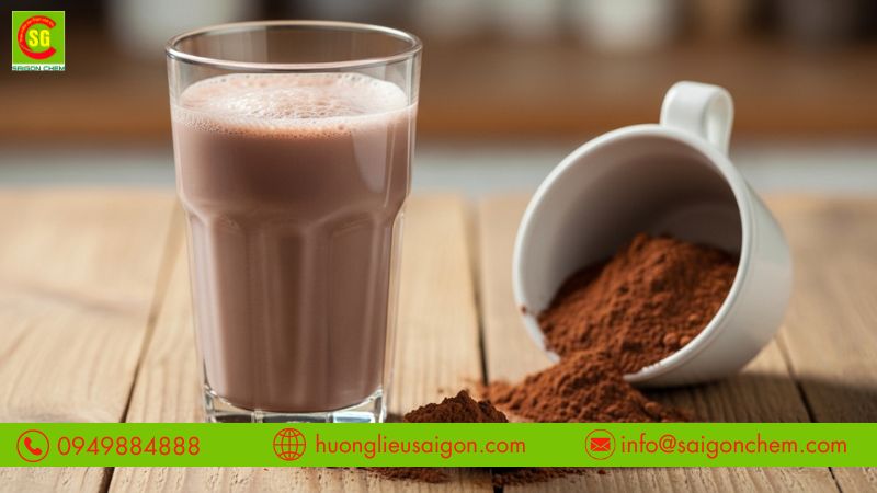 Điều chỉnh liều lượng hương socola trong sản xuất sữa ph&ugrave; hợp